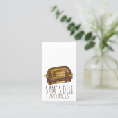 ルーベンサンドイッチユダヤ人デリ料理レストランシェフ 名刺 (スタンド正面)