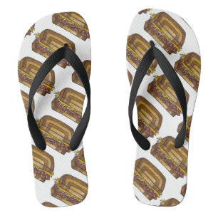 ルーベンサンドイッチユダヤ教デリフードレストラングルメ ビーチサンダル