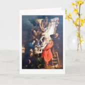 ルーベンスの十字架からの降下 カード (黄色い花)