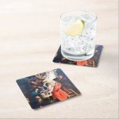 ルーベンスの十字架からの降下 スクエアペーパーコースター (インサイチュ)