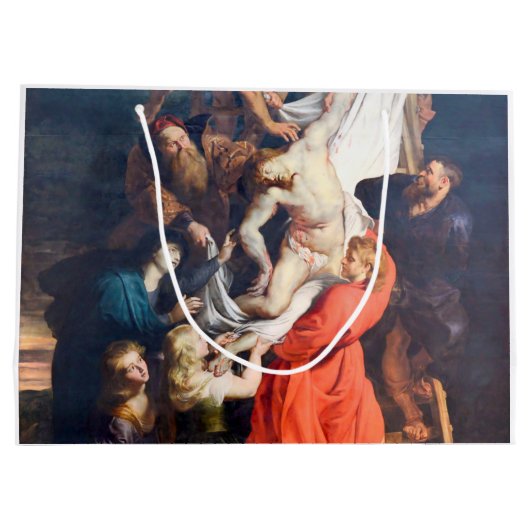 ルーベンスの十字架からの降下 ラージペーパーバッグ (裏面)