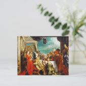 ルーベンスの学校 – アルボインとロサムンデペーターポール ポストカード (スタンド正面)