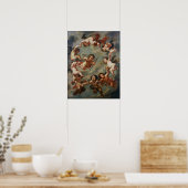 ルーベンス – ピュッティ – 天井装飾 ポスター (キッチン)