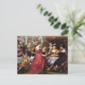 ルーベンス・ピーター・ポールによるヘロドデスの饗宴 ポストカード (スタンド正面)