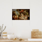 ルーベンス – ヴィーナスの饗宴 ポスター (キッチン)