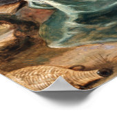 ルーベンス – 砂漠のハガール ポスター (角)