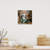 ルーベンス – 砂漠のハガール ポスター (キッチン)