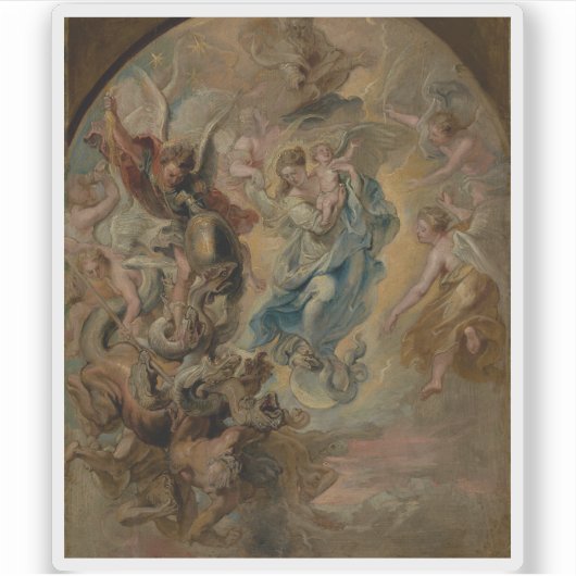 ルーベンス – 黙示録のヴァージン シール (正面)