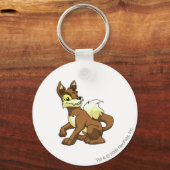 ルーペブラウン キーホルダー (正面)