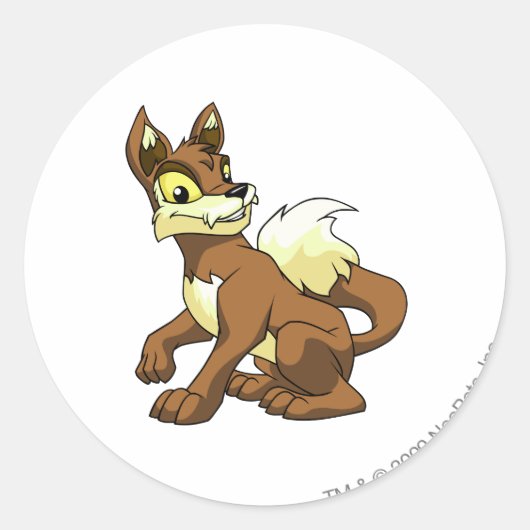 ルーペブラウン ラウンドシール (正面)