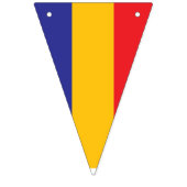ルーマニアお祝いパーティー三色国旗 バンティングフラッグ (第2の旗)
