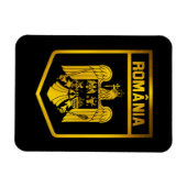 ルーマニアのエンブレム マグネット (横)