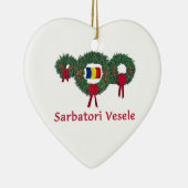 ルーマニアのクリスマス2 セラミックオーナメント (右)