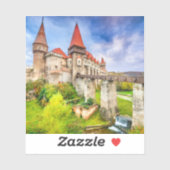 ルーマニアのコルビン城 シール (シート)