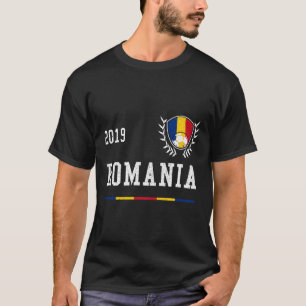 ルーマニアのサッカージャージー2019ルーマニアのサッカージャージ Tシャツ
