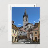 ルーマニアのシビウの魅力 ポストカード (正面/裏面)