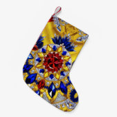 ルーマニアのストッキングとクリスマス スモールクリスマスストッキング (正面 (吊り時))