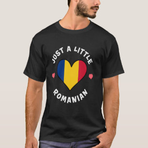 ルーマニアのハート ルーマニア ルーマニア国旗 Tシャツ
