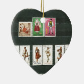 ルーマニアのフォークのコスチューム2 セラミックオーナメント (右)