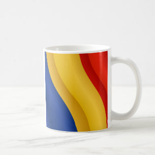 ルーマニアのマグの旗 コーヒーマグカップ
