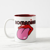 ルーマニアのマグ ツートーンマグカップ (左)