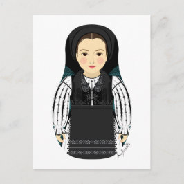 ルーマニアのマトリョシカ葉書 ポストカード