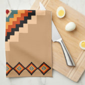 ルーマニアのモチーフ キッチンタオル (四つ折り)