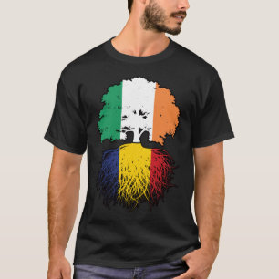 ルーマニアのルーツ国旗 Tシャツ