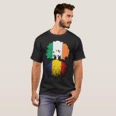 ルーマニアのルーツ国旗 Tシャツ (正面フル)