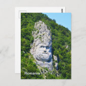 ルーマニアのロック彫刻 ポストカード (正面/裏面)