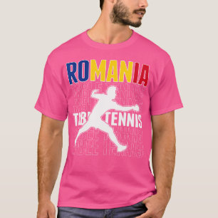 ルーマニアの卓球愛好家 – ルーマニアのピンポンS Tシャツ