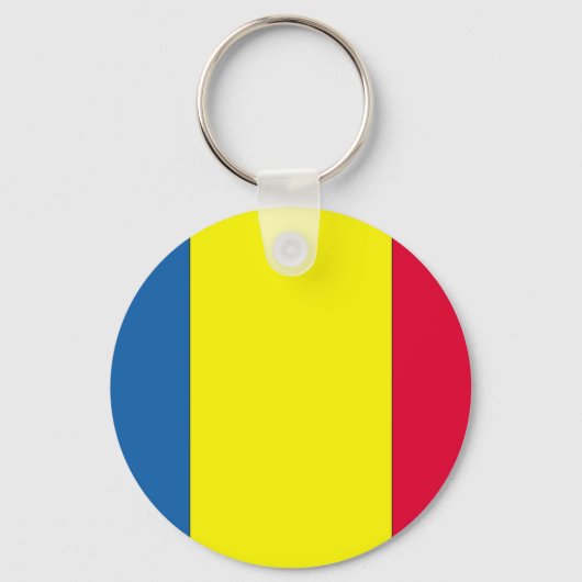 ルーマニアの国旗 キーホルダー (正面)