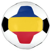 ルーマニアの国旗 サッカーボール (回転)