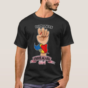 ルーマニアの女の子Unbreakable Iルーマニア伝統I Ro Tシャツ