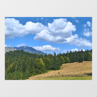 ルーマニアの山の草原の風景 - 荒野の自然 ウィンドウサイン