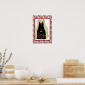 ルーマニアの工芸品、ドレスに刺繍 ポスター (キッチン)