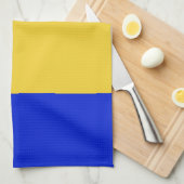 ルーマニアの旗 キッチンタオル (四つ折り)