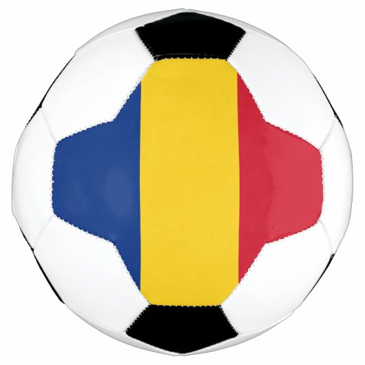 ルーマニアの旗 サッカーボール (正面)