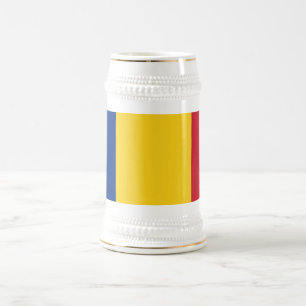 ルーマニアの旗 ビールジョッキ