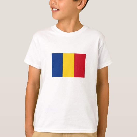 ルーマニアの旗 Tシャツ (正面)