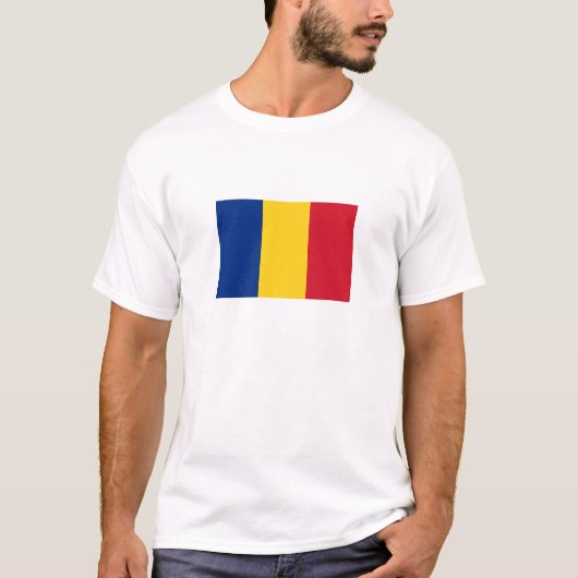 ルーマニアの旗 Tシャツ (正面)