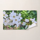 ルーマニアの春に咲く花の木 – 花の写真 バスタオルセット (ハンドタオル)