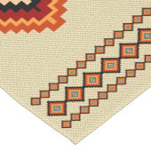 ルーマニアの民芸-民族のモチーフ ショートテーブルランナー (コーナー)