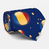 ルーマニアの泡旗 ネクタイ (ロール)