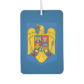 ルーマニアの紋章 カーエアーフレッシュナー (正面)