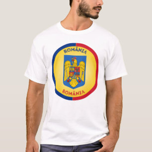 ルーマニアの紋章 サークル Tシャツ