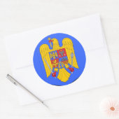 ルーマニアの紋章 ラウンドシール (封筒)