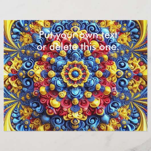 ルーマニアの色でチラシデザイン チラシ (正面)