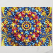 ルーマニアの色でチラシデザイン チラシ (裏面)