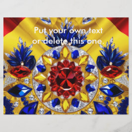 ルーマニアの色でチラシデザイン チラシ